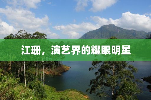 江珊，演艺界的耀眼明星