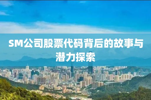 SM公司股票代码背后的故事与潜力探索