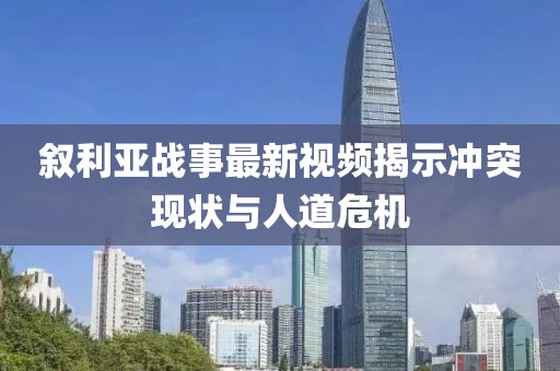叙利亚战事最新视频揭示冲突现状与人道危机