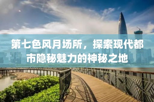 第七色风月场所，探索现代都市隐秘魅力的神秘之地