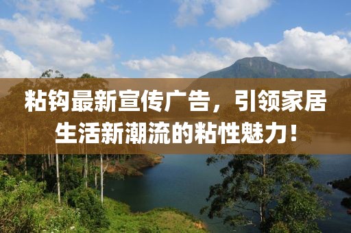 粘钩最新宣传广告，引领家居生活新潮流的粘性魅力！