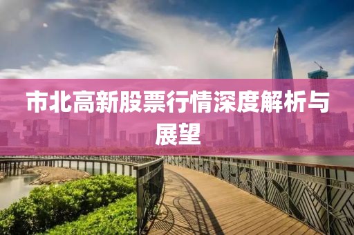 市北高新股票行情深度解析与展望