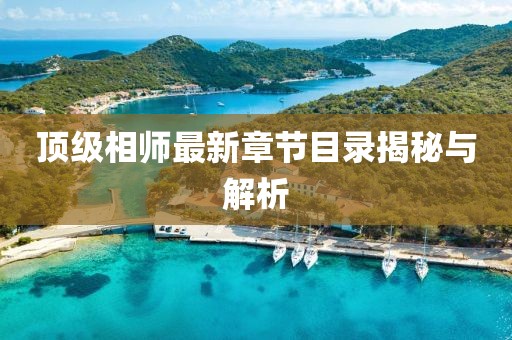 顶级相师最新章节目录揭秘与解析