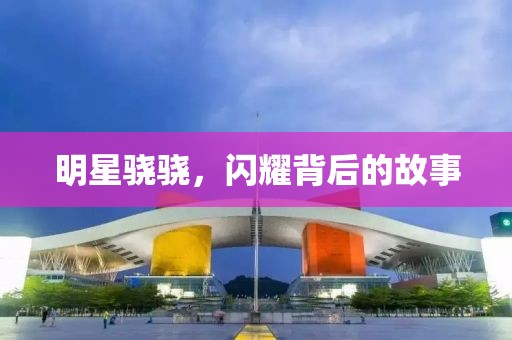 明星骁骁，闪耀背后的故事