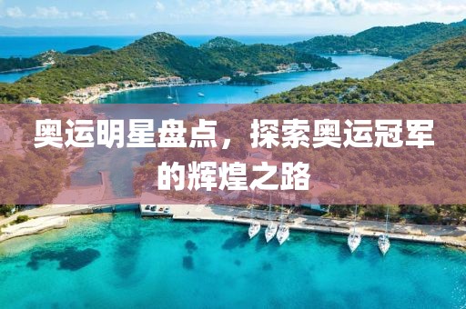 奥运明星盘点，探索奥运冠军的辉煌之路