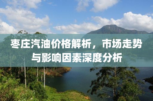 枣庄汽油价格解析，市场走势与影响因素深度分析