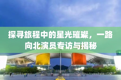 探寻旅程中的星光璀璨，一路向北演员专访与揭秘