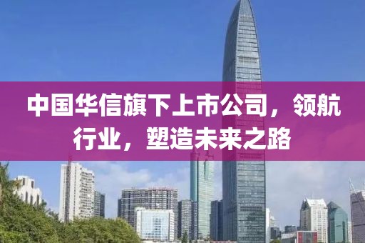 中国华信旗下上市公司，领航行业，塑造未来之路