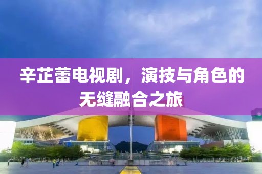 辛芷蕾电视剧，演技与角色的无缝融合之旅