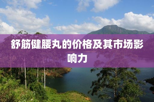 舒筋健腰丸的价格及其市场影响力
