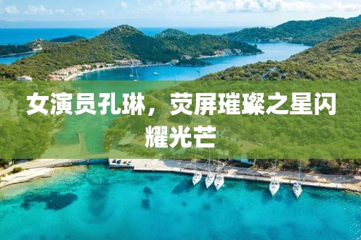 女演员孔琳，荧屏璀璨之星闪耀光芒