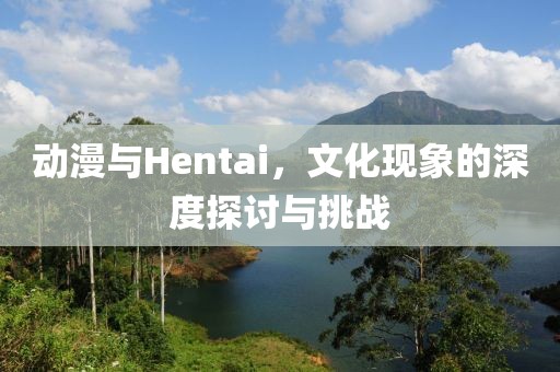 动漫与Hentai，文化现象的深度探讨与挑战