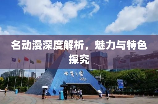 名动漫深度解析，魅力与特色探究