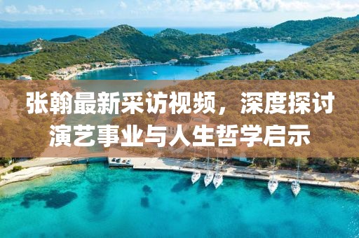 张翰最新采访视频，深度探讨演艺事业与人生哲学启示