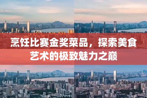 烹饪比赛金奖菜品，探索美食艺术的极致魅力之巅