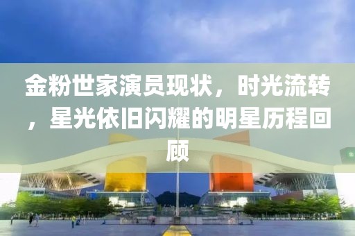 金粉世家演员现状，时光流转，星光依旧闪耀的明星历程回顾