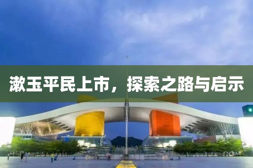 漱玉平民上市，探索之路与启示