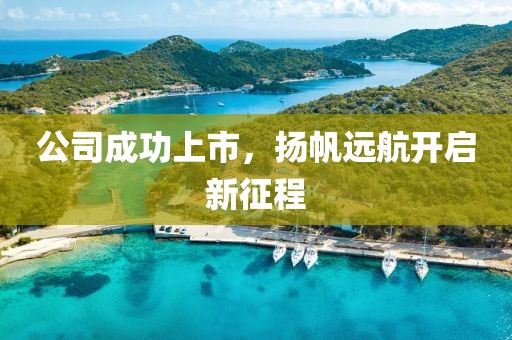 公司成功上市，扬帆远航开启新征程