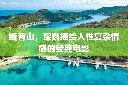 断背山，深刻描绘人性复杂情感的经典电影