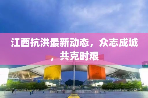 江西抗洪最新动态，众志成城，共克时艰