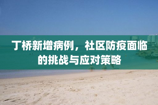丁桥新增病例，社区防疫面临的挑战与应对策略