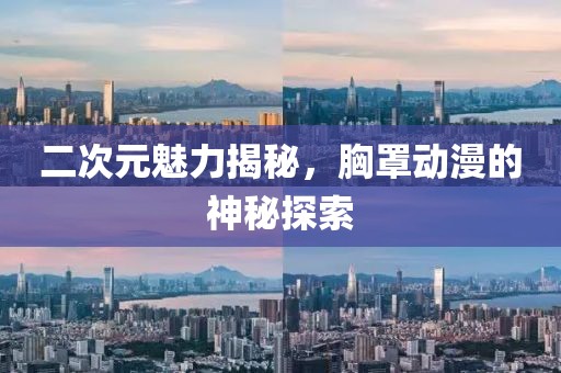 二次元魅力揭秘，胸罩动漫的神秘探索