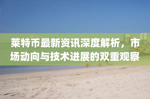 莱特币最新资讯深度解析，市场动向与技术进展的双重观察