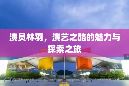演员林羽，演艺之路的魅力与探索之旅