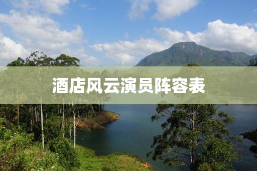 酒店风云演员阵容表