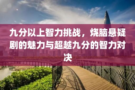 九分以上智力挑战，烧脑悬疑剧的魅力与超越九分的智力对决