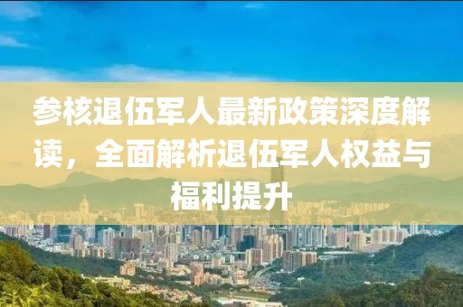 参核退伍军人最新政策深度解读，全面解析退伍军人权益与福利提升