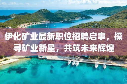 伊化矿业最新职位招聘启事，探寻矿业新星，共筑未来辉煌