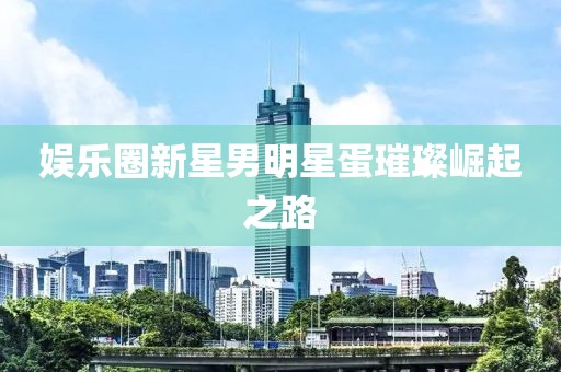 娱乐圈新星男明星蛋璀璨崛起之路