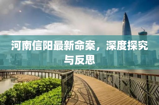 河南信阳最新命案，深度探究与反思