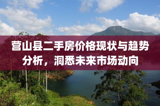 营山县二手房价格现状与趋势分析，洞悉未来市场动向
