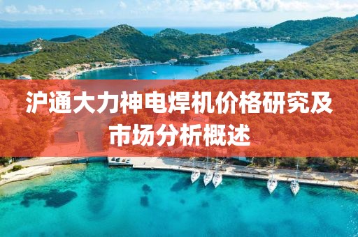 沪通大力神电焊机价格研究及市场分析概述