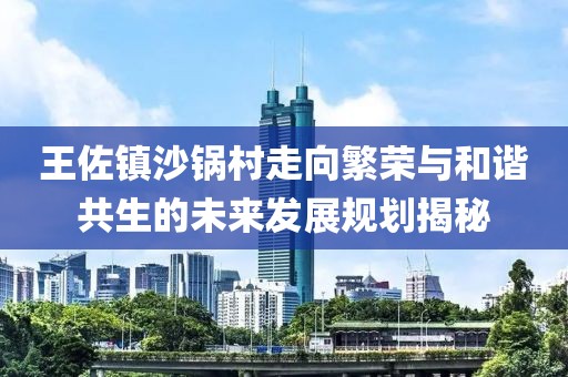 王佐镇沙锅村走向繁荣与和谐共生的未来发展规划揭秘