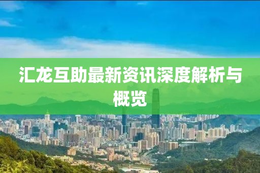 汇龙互助最新资讯深度解析与概览