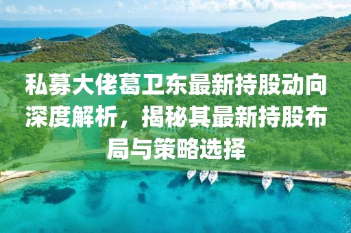 私募大佬葛卫东最新持股动向深度解析，揭秘其最新持股布局与策略选择