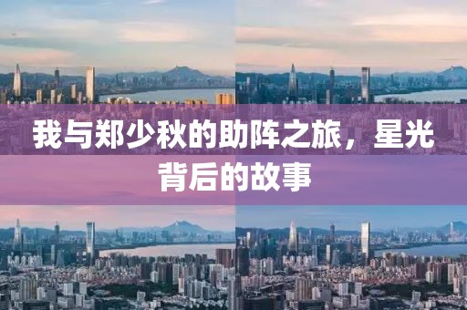 我与郑少秋的助阵之旅，星光背后的故事