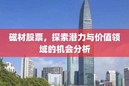 磁材股票，探索潜力与价值领域的机会分析