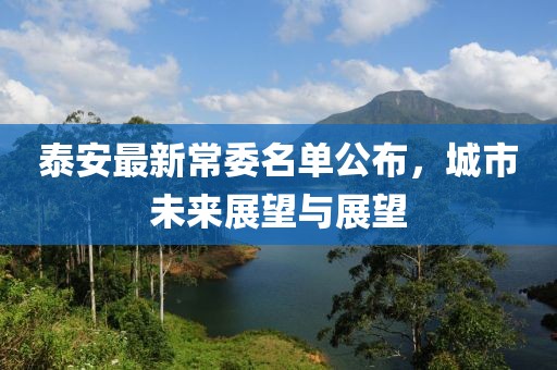 泰安最新常委名单公布，城市未来展望与展望
