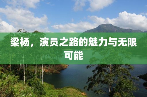 梁杨，演员之路的魅力与无限可能