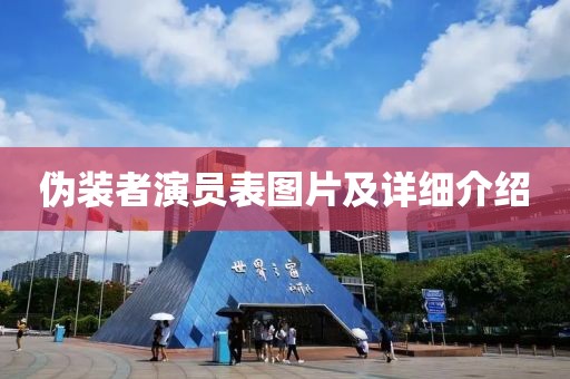 伪装者演员表图片及详细介绍