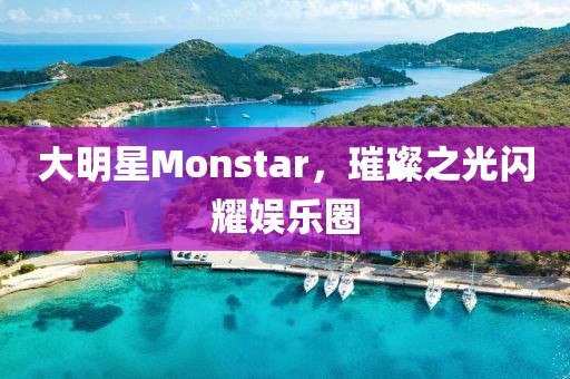 大明星Monstar，璀璨之光闪耀娱乐圈