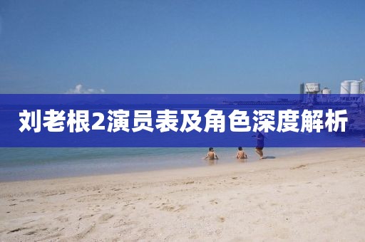 刘老根2演员表及角色深度解析