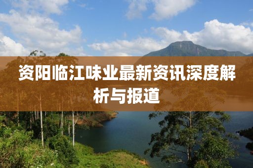 资阳临江味业最新资讯深度解析与报道