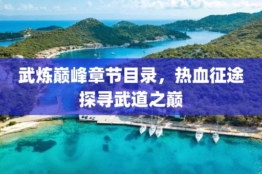 武炼巅峰章节目录，热血征途探寻武道之巅