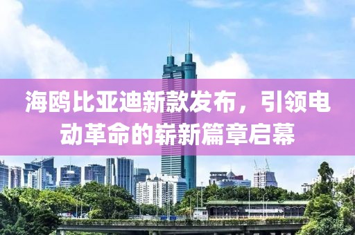 海鸥比亚迪新款发布，引领电动革命的崭新篇章启幕