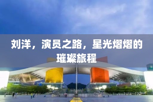 刘洋，演员之路，星光熠熠的璀璨旅程